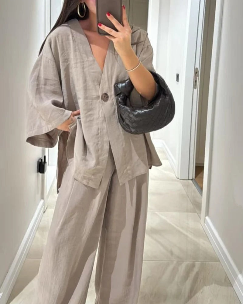 ליאה™ | סט תואם עם מפתח V