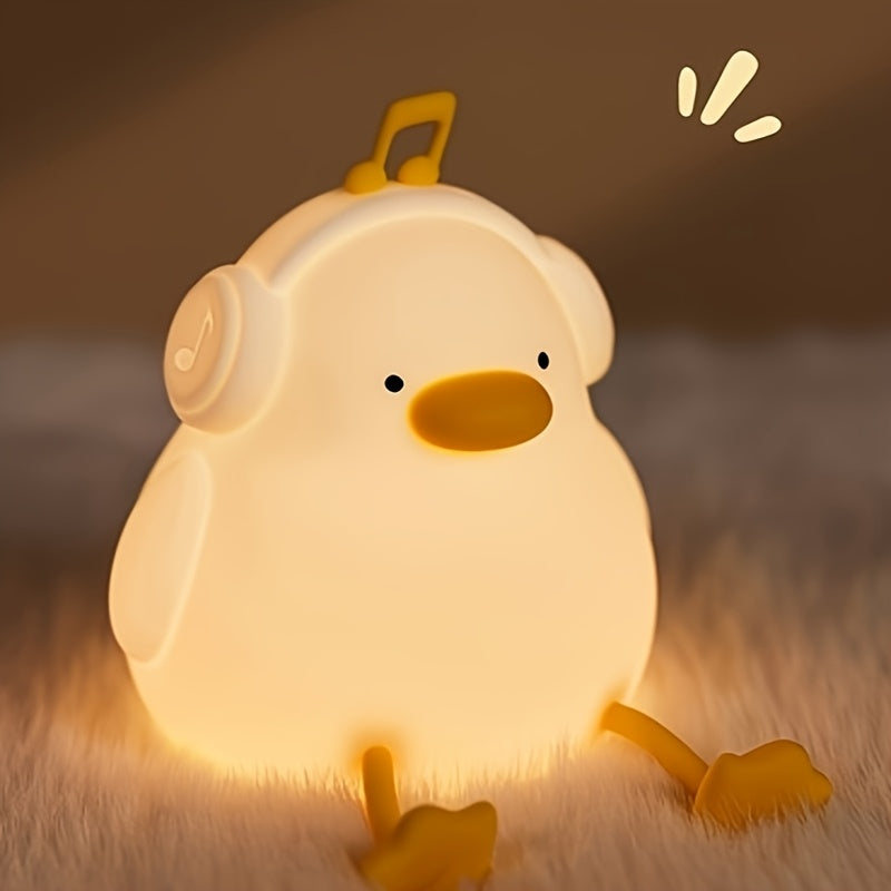 ברווזון שמח™ | מנורת לילה לד בעיצוב ברווז