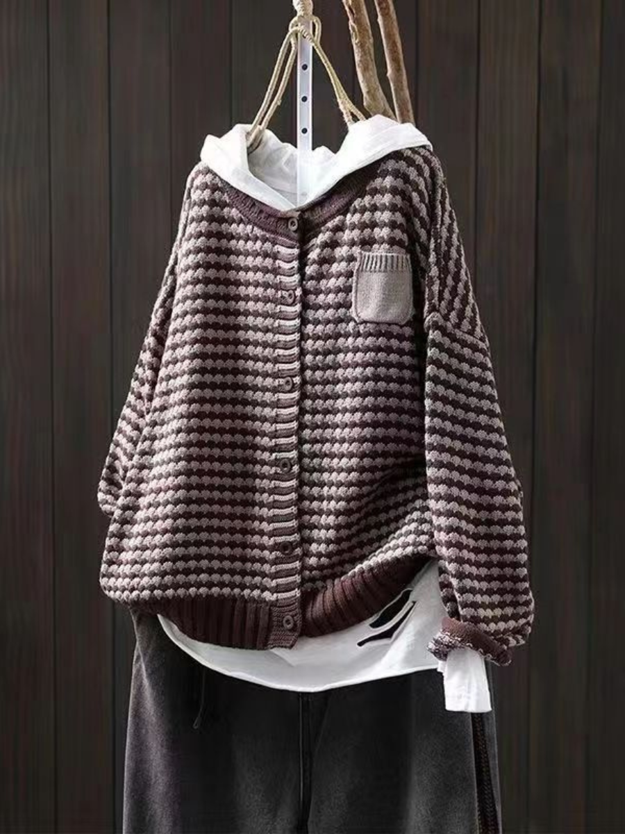 סליאורה™ | קרדיגן סרוג עם טקסטורה