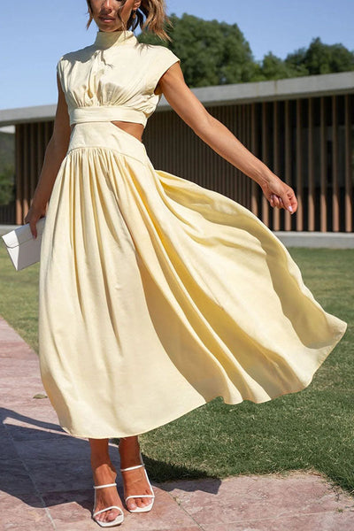 ליאורה™ | שמלת מידי עם כיסים