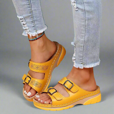 פרדריקה™ | סנדלים עם רצועות כפולות