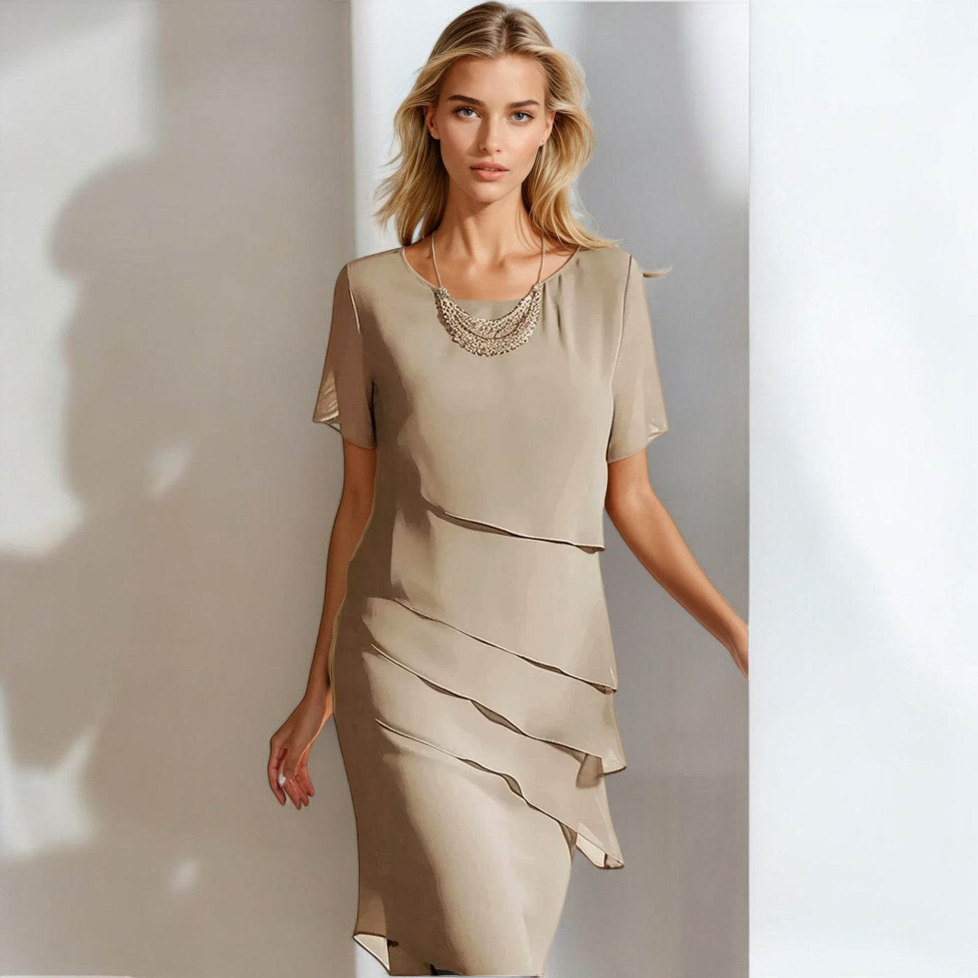 ליאורה™ | שמלת דפוס פרחים