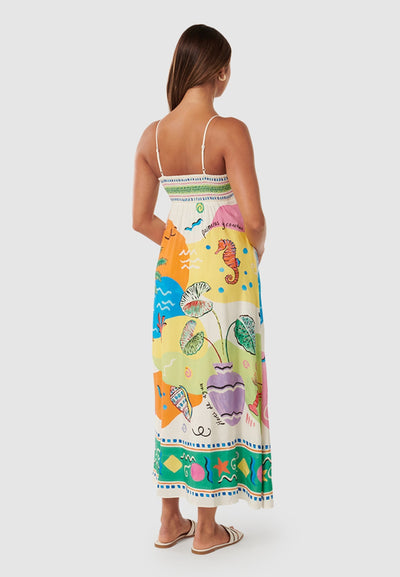 ליבי™ | שמלה ארוכה ללא שרוולים