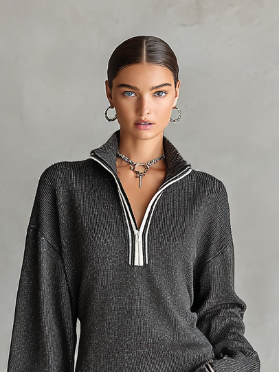 פולו™ | שמלת מיני עם צווארון ורוכסן