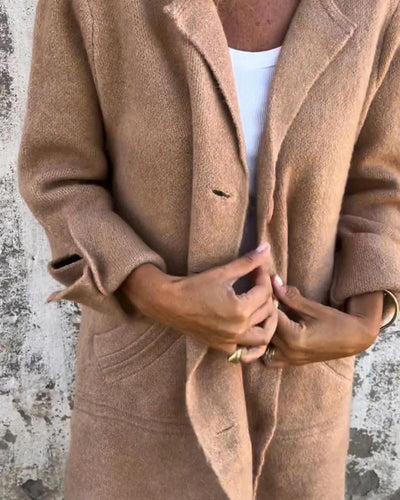 מיילה™ | מעיל קז׳ואל ארוך עם רפיות