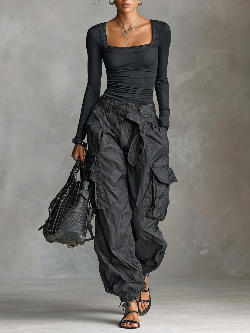 קארגו™ | סט שני חלקים עם מכנסיים רחבים