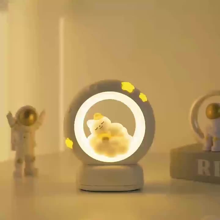 חתלתול™ | מנורת לילה לד חתול ישן