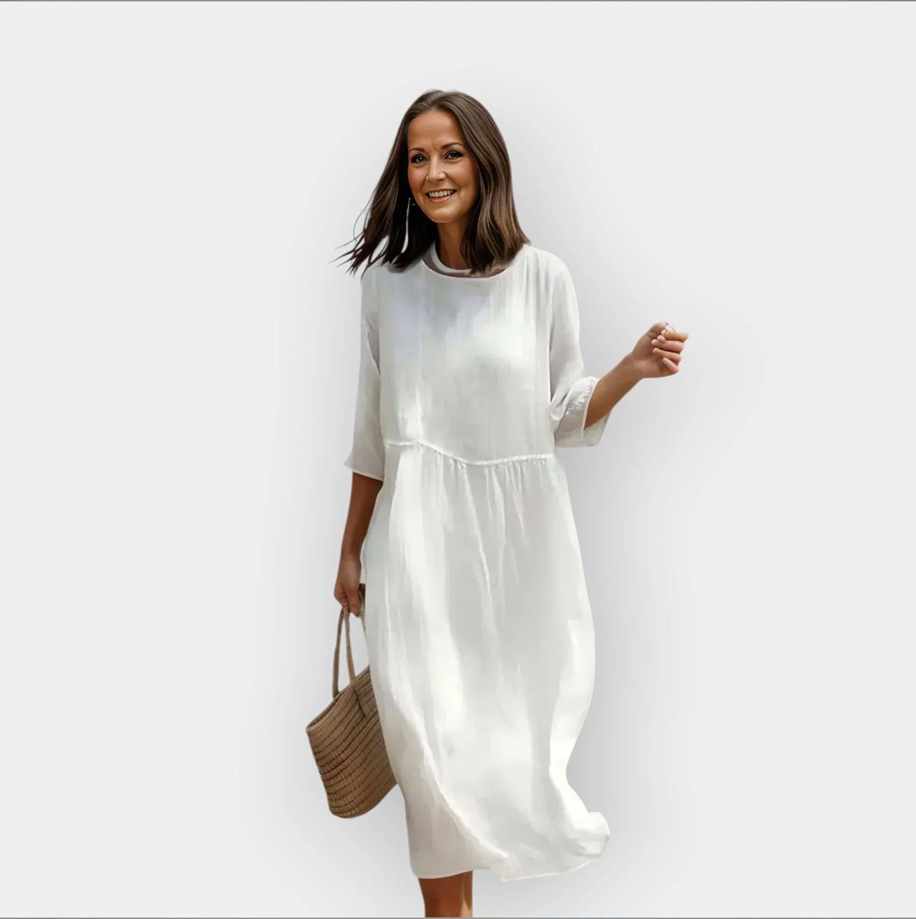 ליאורה™ | שמלת מידי קלאסית