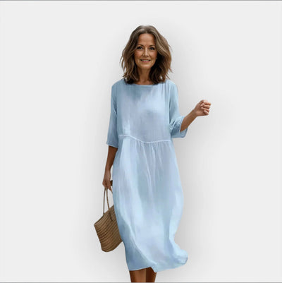 ליאורה™ | שמלת מידי קלאסית