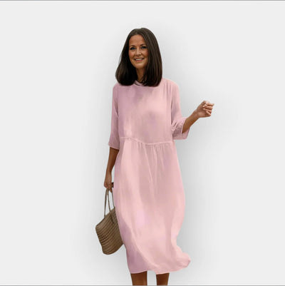 ליאורה™ | שמלת מידי קלאסית