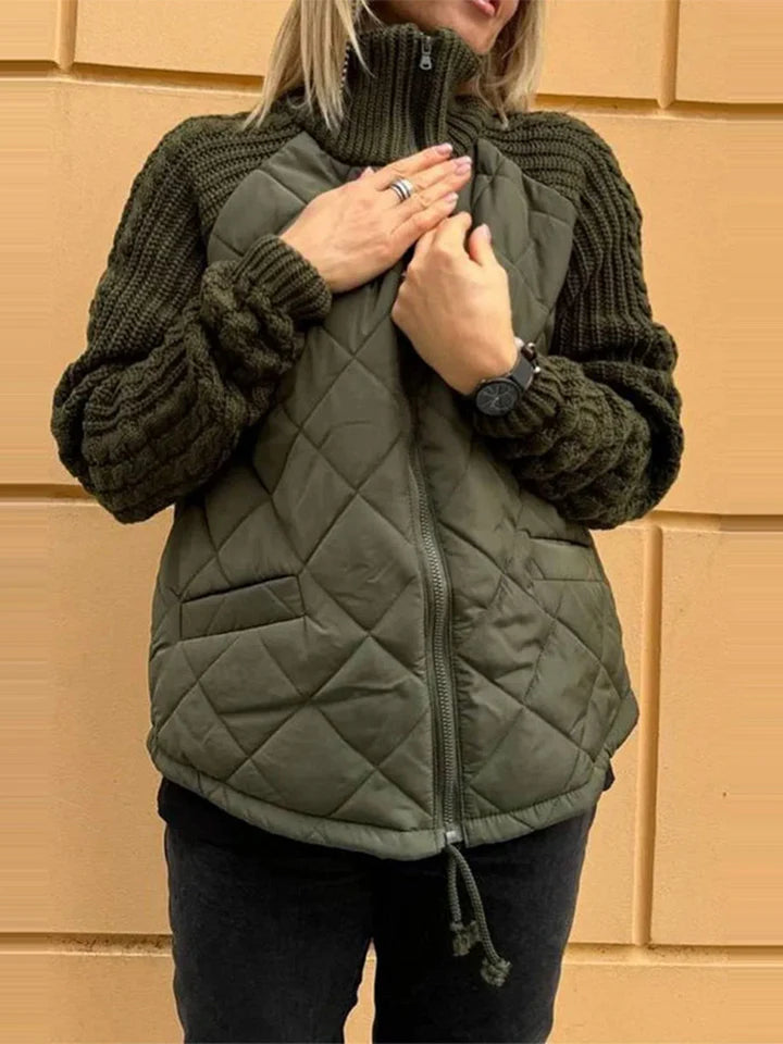 פאצ’™ | ג’קט קז’ואל בשילוב טלאים