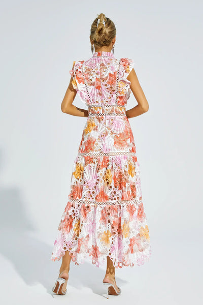 מירה™ | מידי ללא שרוולים עם חיתוכי לייזר