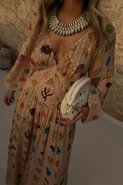 ליאורה™ | שמלת מקסי נוצצת