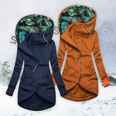 חורפית™ | מעיל חורפי אלגנטי עם קפוצ’ון