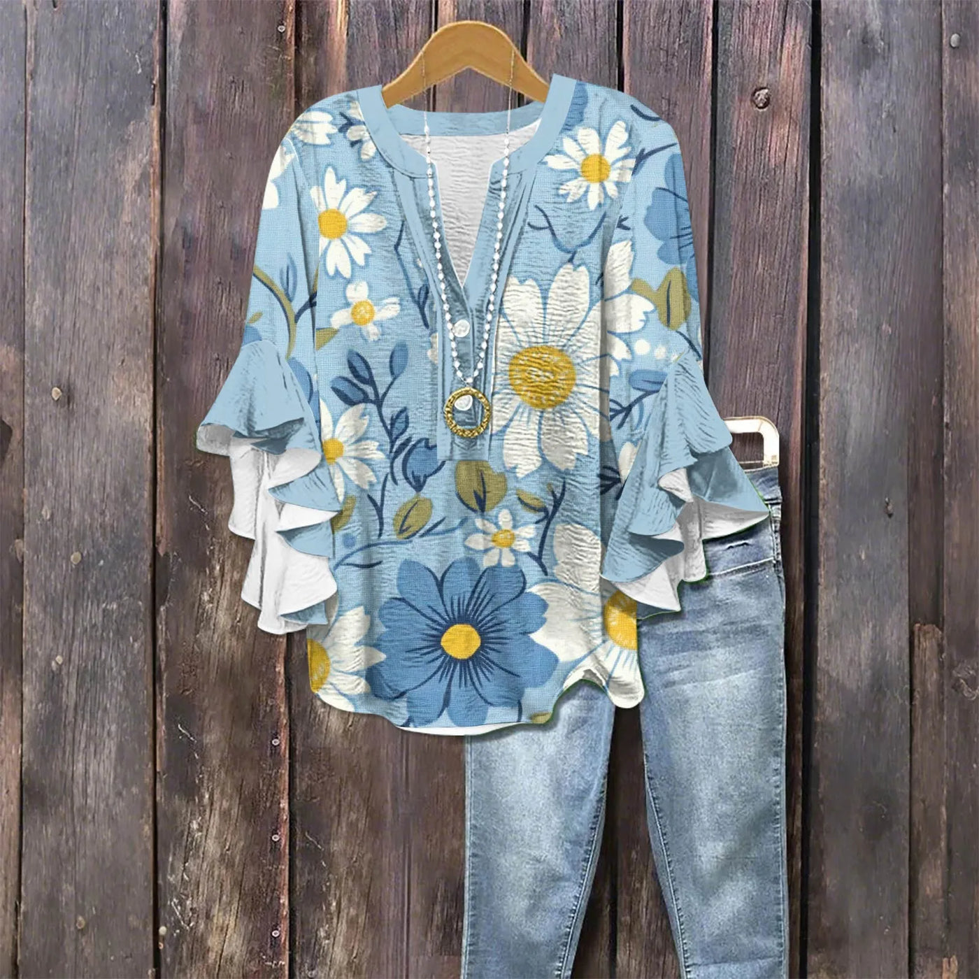 ליאורה™ | חולצת יום קז’ואל אלגנטית