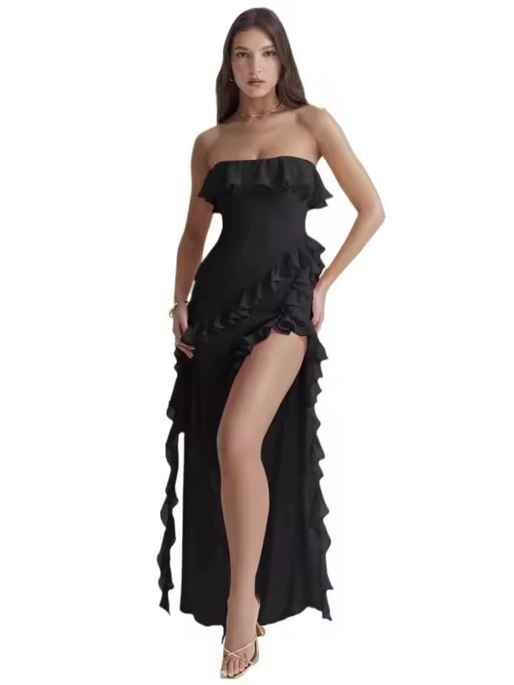 סלינה™ | שמלת ערב ארוכה עם עיטורים