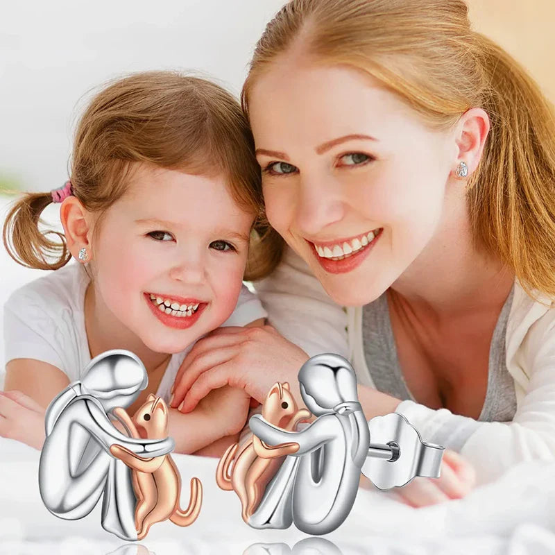 מיאו™ | עגילי חיבוק חתול