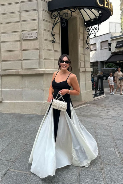 מיה™ | שמלת מקסי עם פאנלים