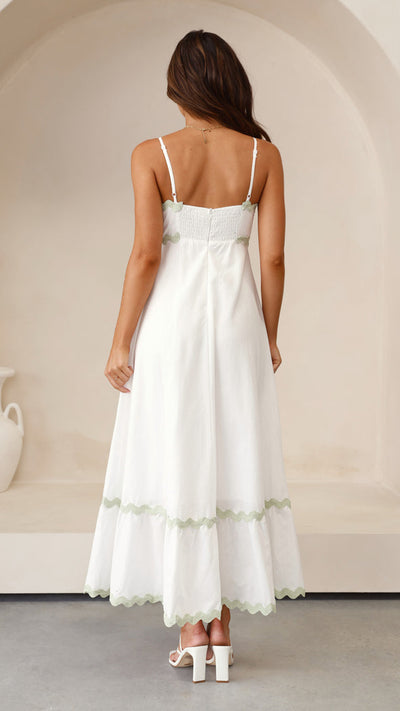 נינה™ | שמלה ארוכה עם כתפיות דקות