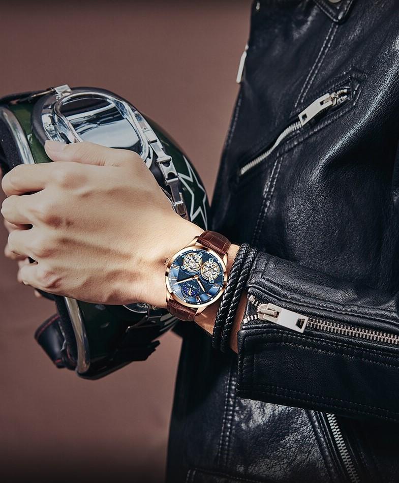 יונתן™ | שעון טורבילון מכני לגברים