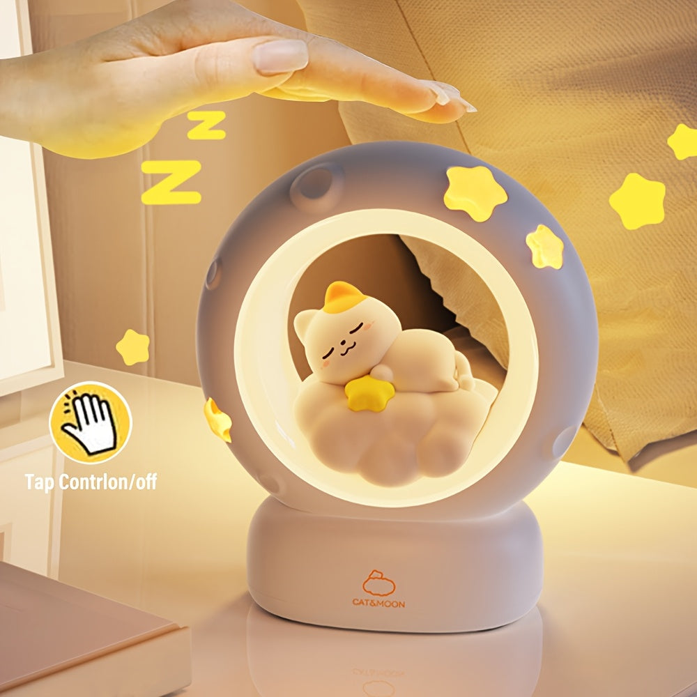 חתלתול™ | מנורת לילה לד חתול ישן