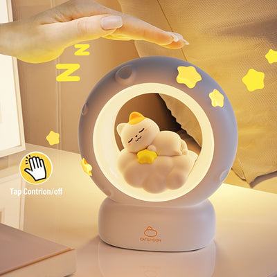 חתלתול™ | מנורת לילה לד חתול ישן