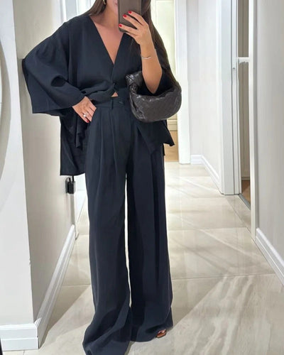 ליאה™ | סט תואם עם מפתח V