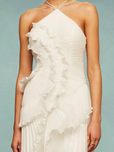 ליאורה™ | שמלת מקסי עם מלמולים