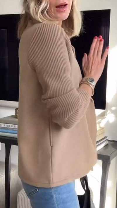 לנורה™ | בלייזר סרוג עם שרוולים פרימיום