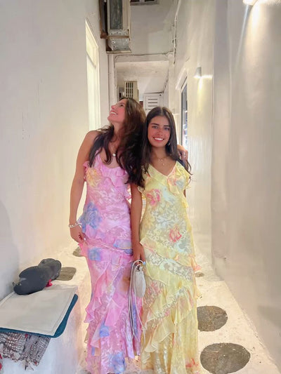 ביאטריס™ | שמלת רפלס חלומית