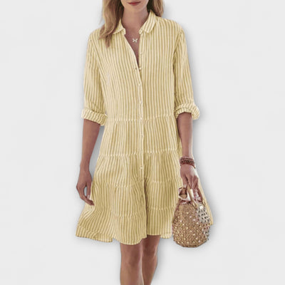 נדיה™ | שמלת פסים קלים