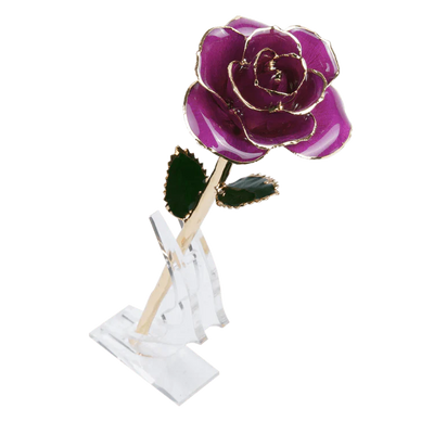 ורד מצופה זהב 24 קראט™ | מתנה רומנטית מושלמת