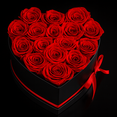 לבנדי™ | זר לבבות נצחיים