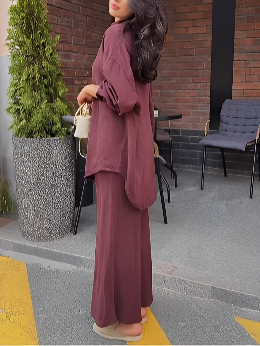 ליאורה™ | סט חולצה וחצאית