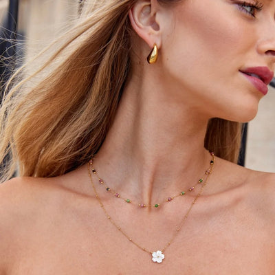 ליאן™ | שרשרת פרחים מעוצבת