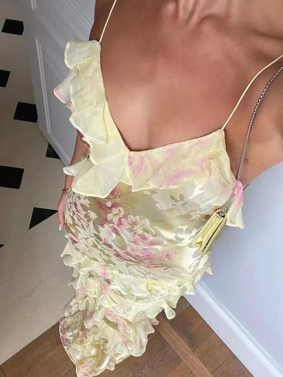 ביאטריס™ | שמלת רפלס חלומית