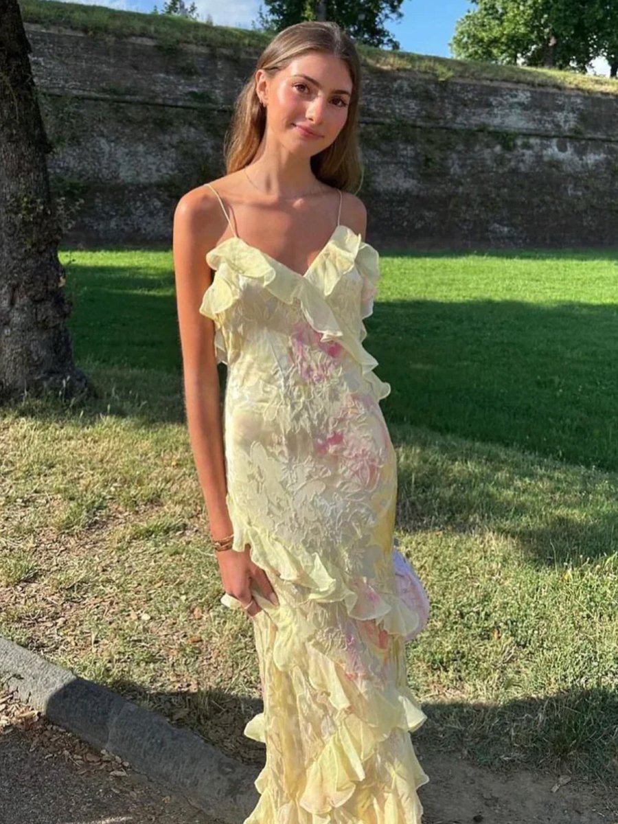 ביאטריס™ | שמלת רפלס חלומית