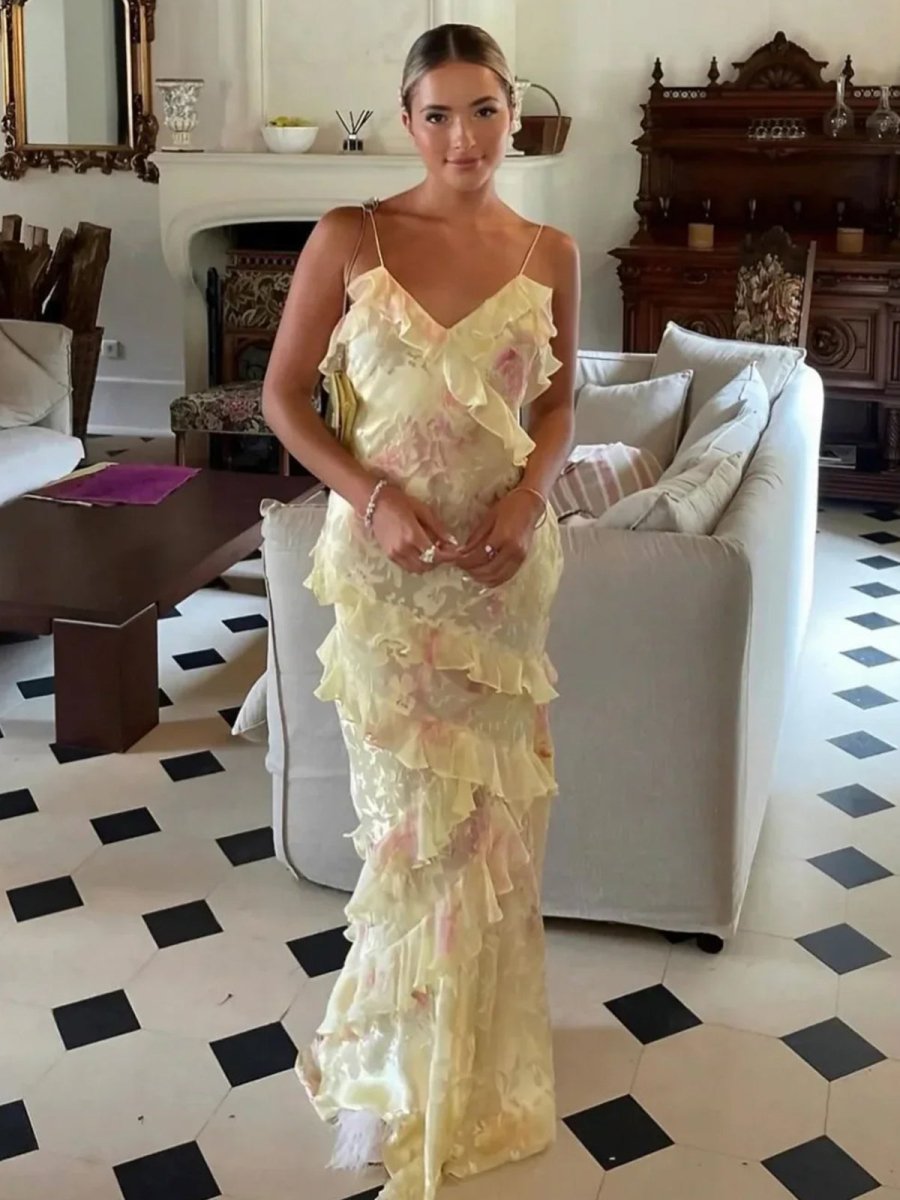 ביאטריס™ | שמלת רפלס חלומית